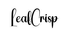 LeafCrisp - logo